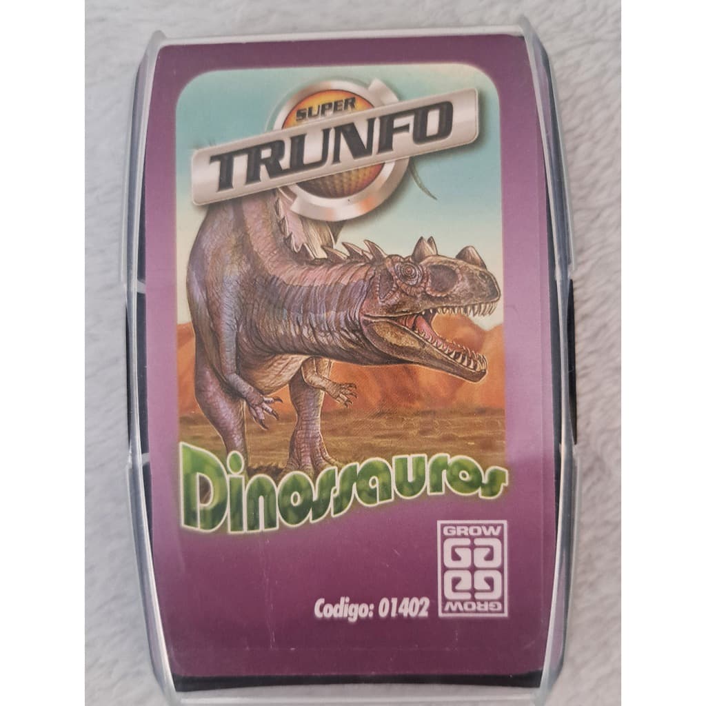 Super Trunfo Grow - Dinossauros (Edição antiga colecionadores)