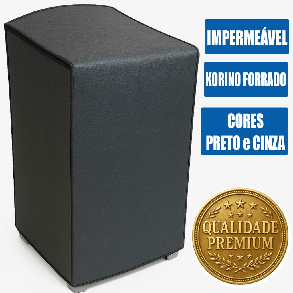 Capa Tanquinho Premium Korino Impermeável Todos Tamanhos Colormaq Suggar Mueller 10 12 13 14 15