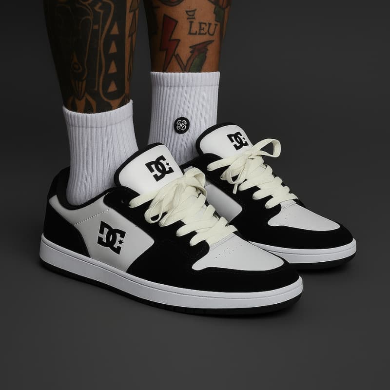 Tênis DC Skate Casual Masculino Feminino Leve e Resistente