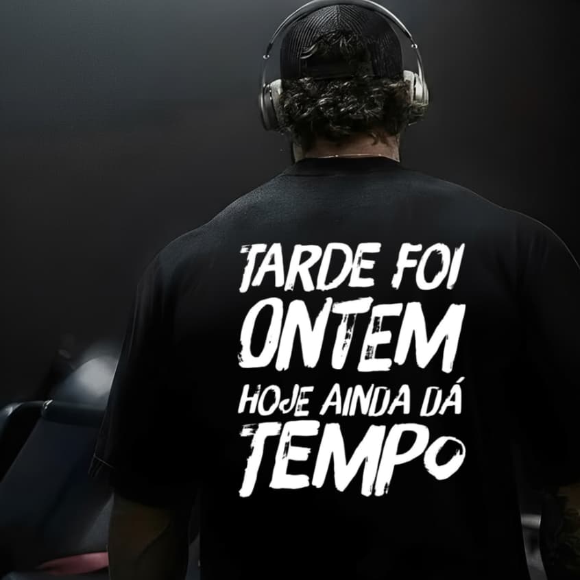 Camiseta Camisa Tshirt 100% Algodão Gym Treino Academia Musculação Fitness Masculina MAROMBA FOCO