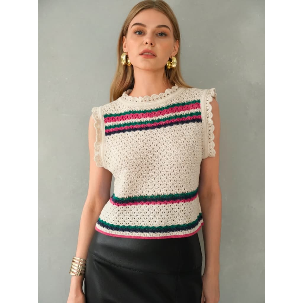 Blusa Feminina Tricot Cropped Oversize Tricot Algodão