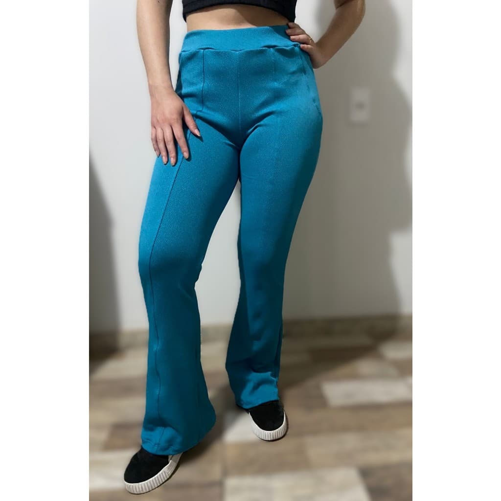calça flare feminina cintura alta