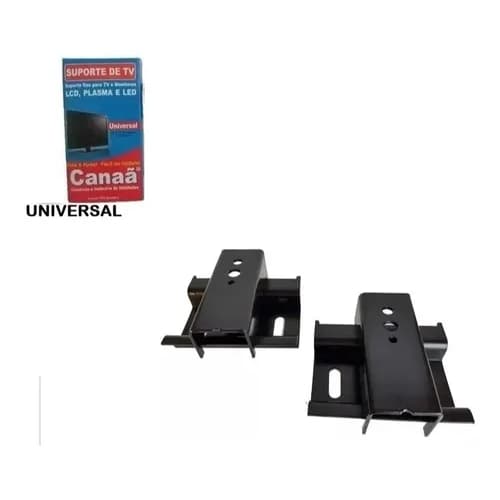 Suporte Tv Canaã Suporte Preto Suporte De Canaã * Suporte Universal * Tv's Led E Plasma