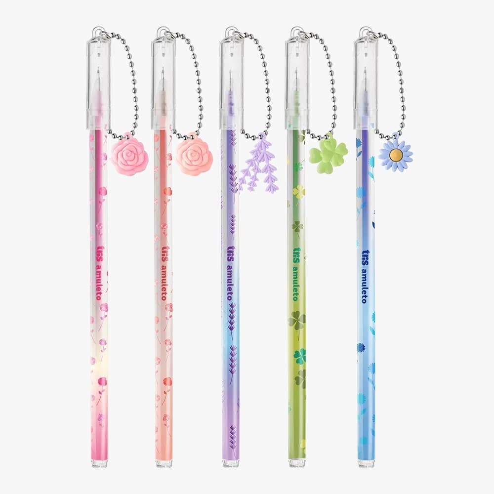 Caneta em Gel Apagável 0.7 Amuleto Tris Holic - Papelaria Fofa Criativa Canetas Gel Delicada