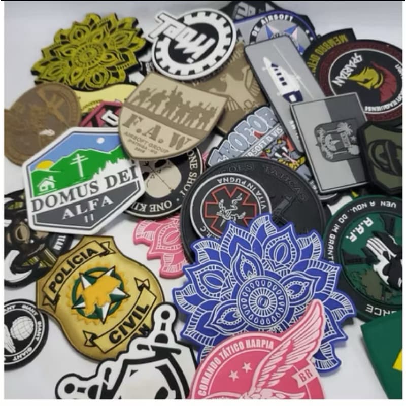 Kit C/10 Patch Bordado Personalizado Por Você Até 10 cm