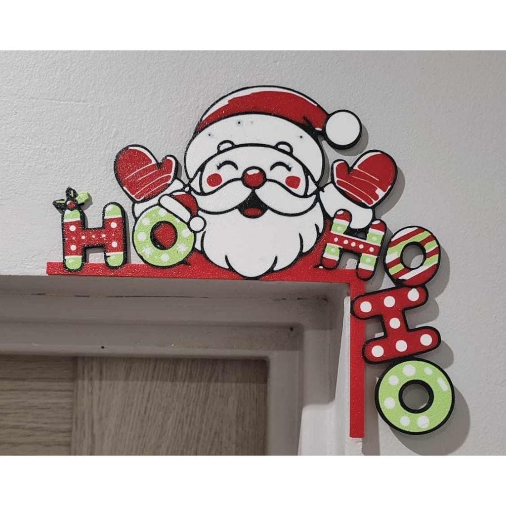 Enfeite Natal hohoho Canto de Porta