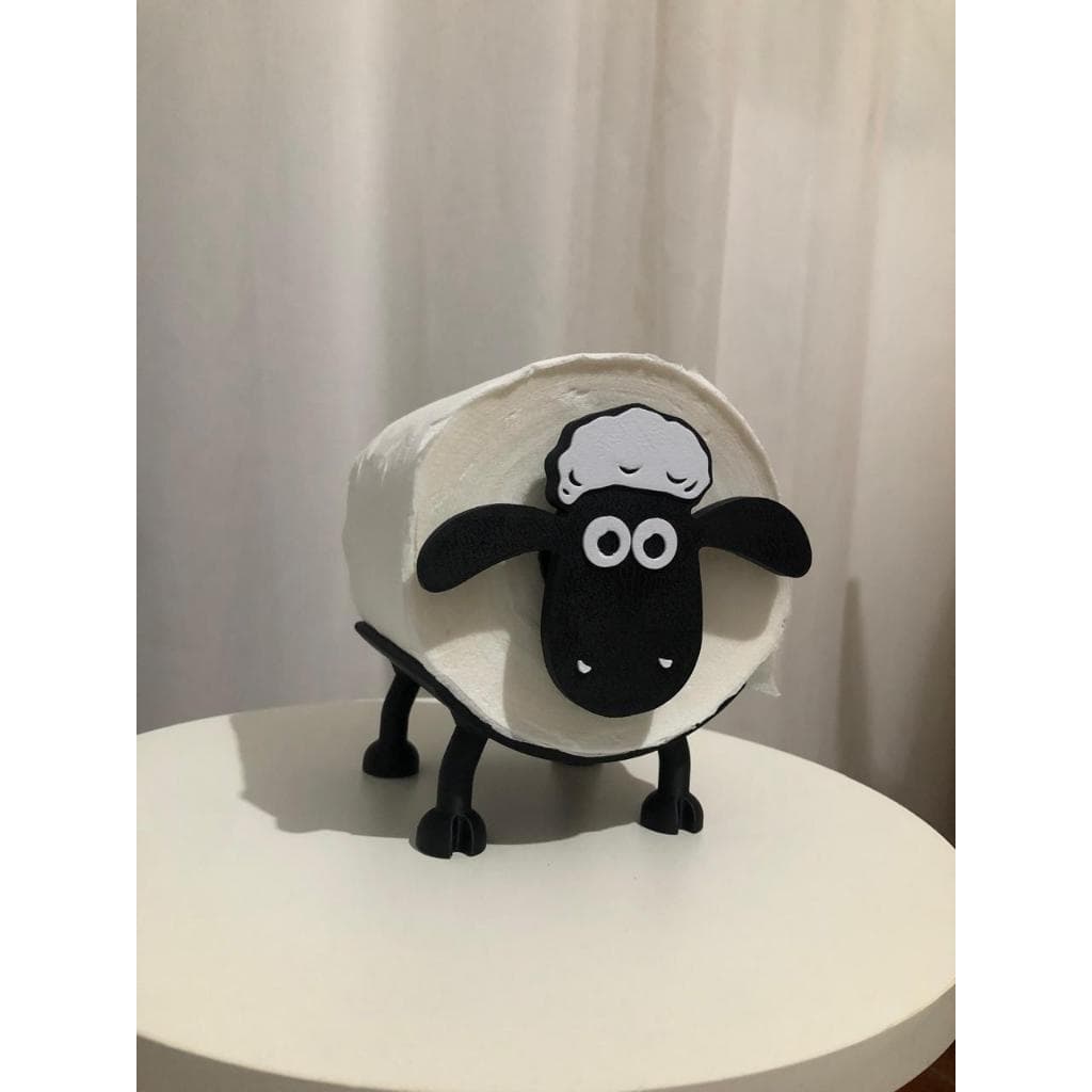 Porta Papel Higiênico Criativo Ovelhinha 🐑 Decoração Banheiro Divertido Presente Criativo
