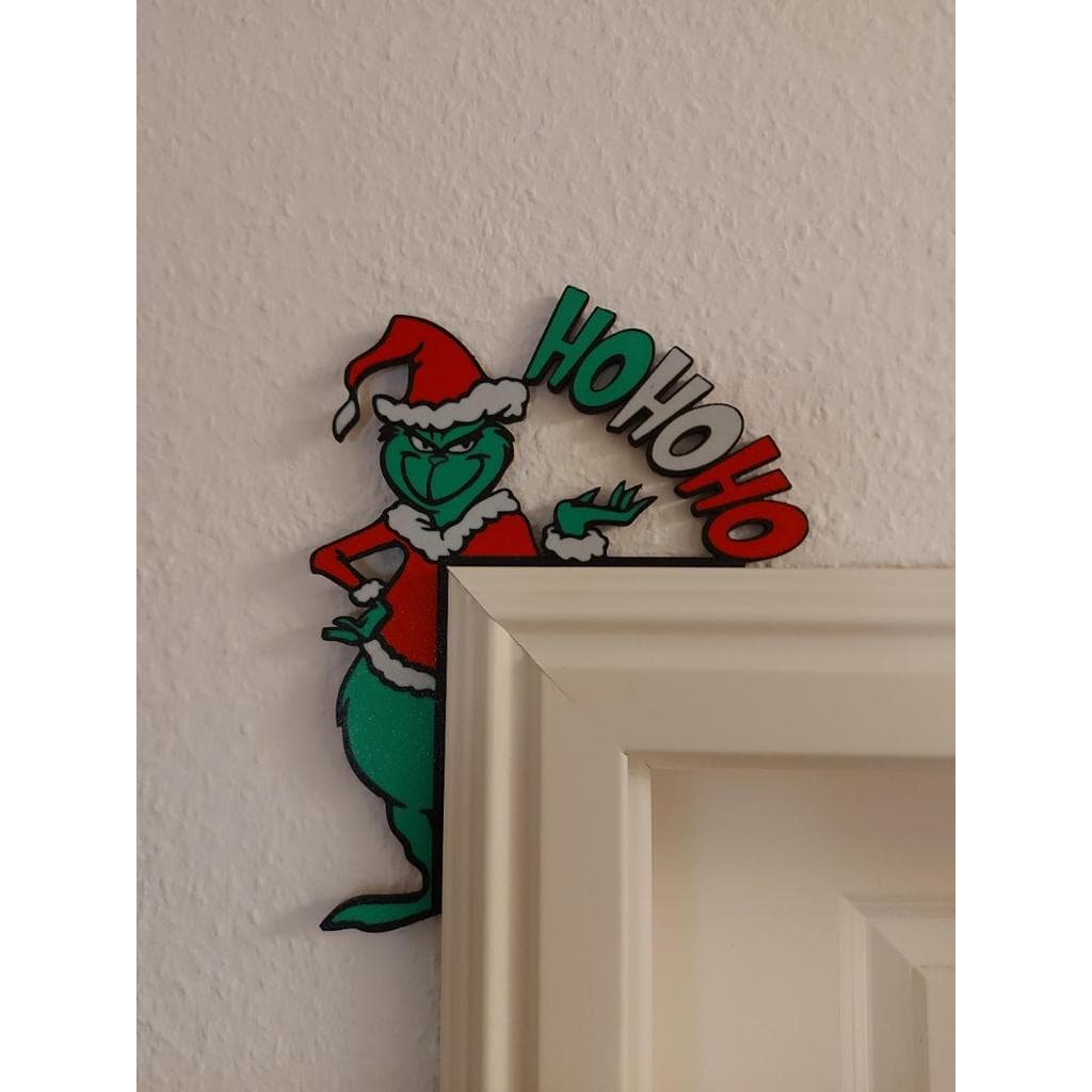Decoração Canto de Porta Natal Noel Grinch