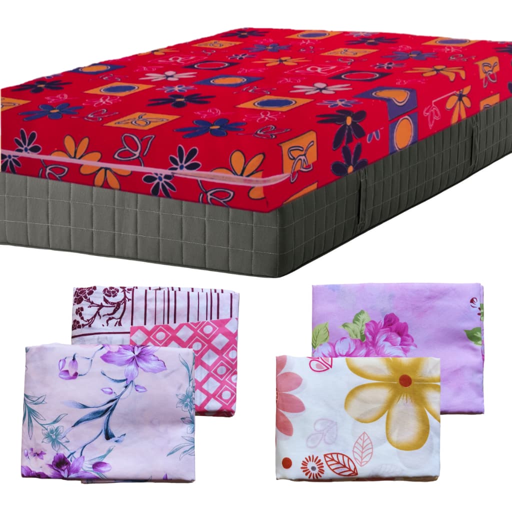 Capa para Colchão Casal 138x188x30cm com Zíper Poliéster Resistente Proteção Sujeira Box Até 30cm