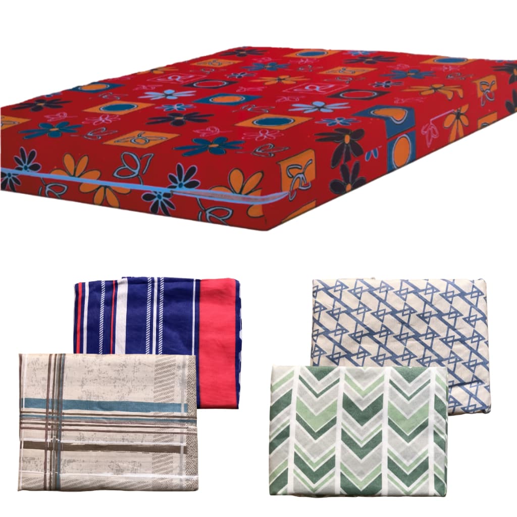 Capa Colchão Casal Padrão Estampada Com Zíper 20cm Casa Cama