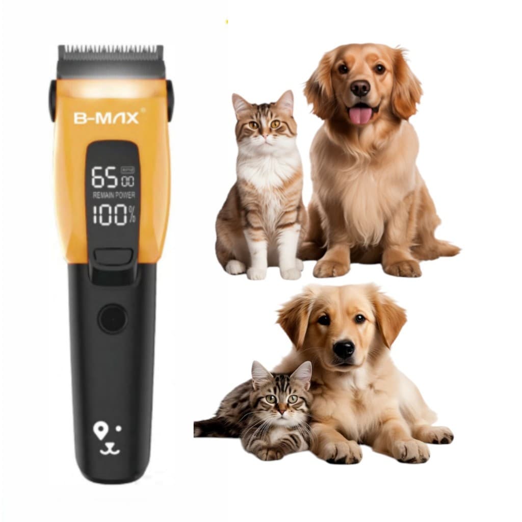Máquina Tosa Recarregável Aparador Pelos Pet Gato Cachorro Sem Fio Pet Cavalo Petshop Acabamento