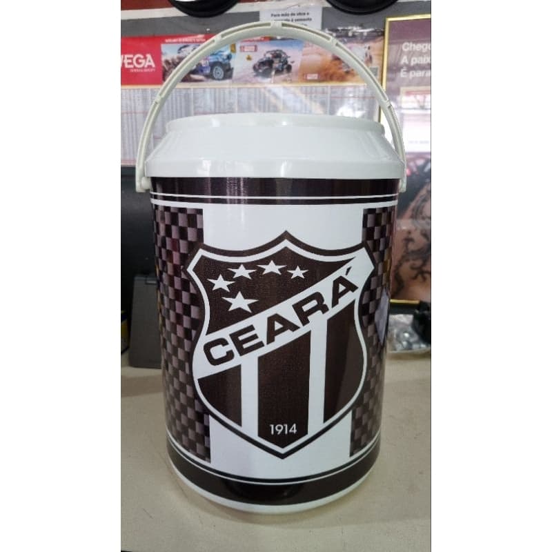 Cooler Térmico Oficial Ceará Sporting Club Caixa Térmica Licenciada Time Futebol Bolsa Original Alça