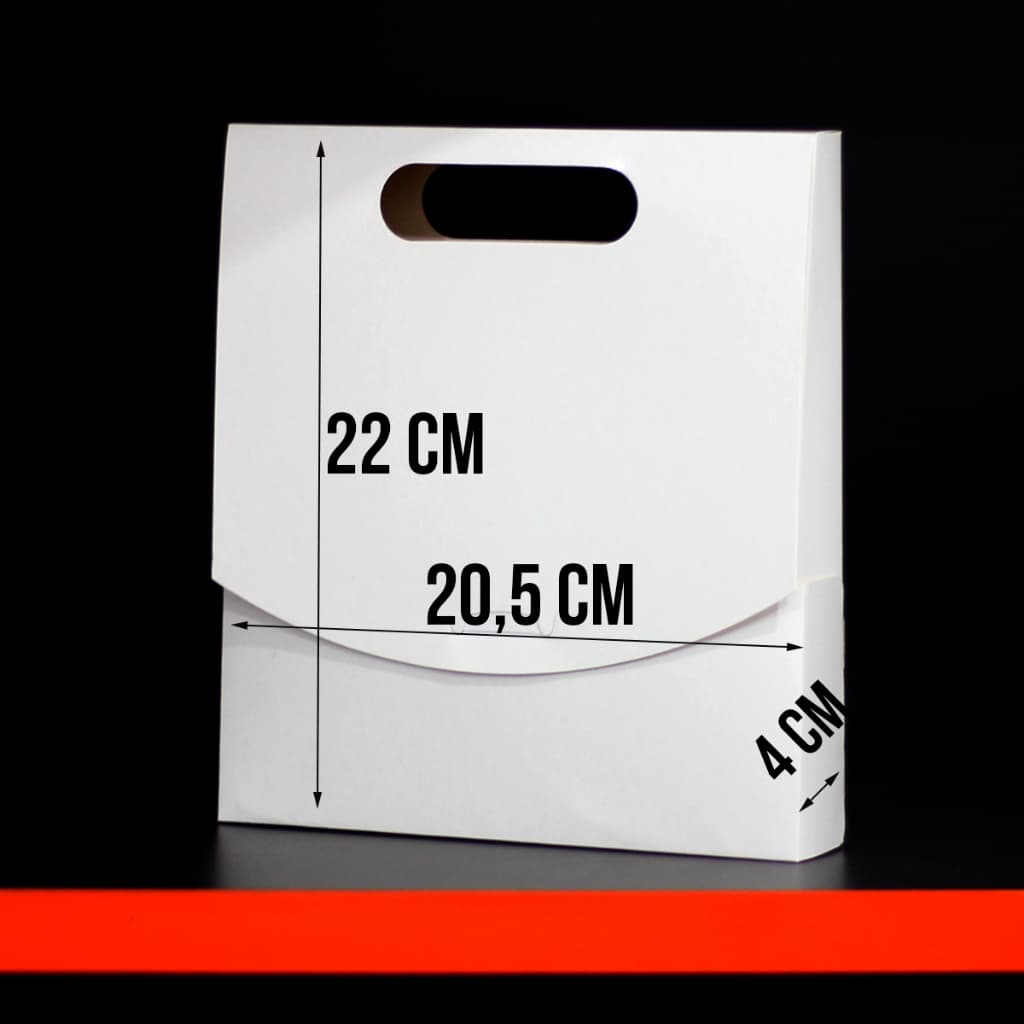10 Caixas para Camisas Branca Camisetas Body Infantil Caixa de Presente Embalagem para Camisa