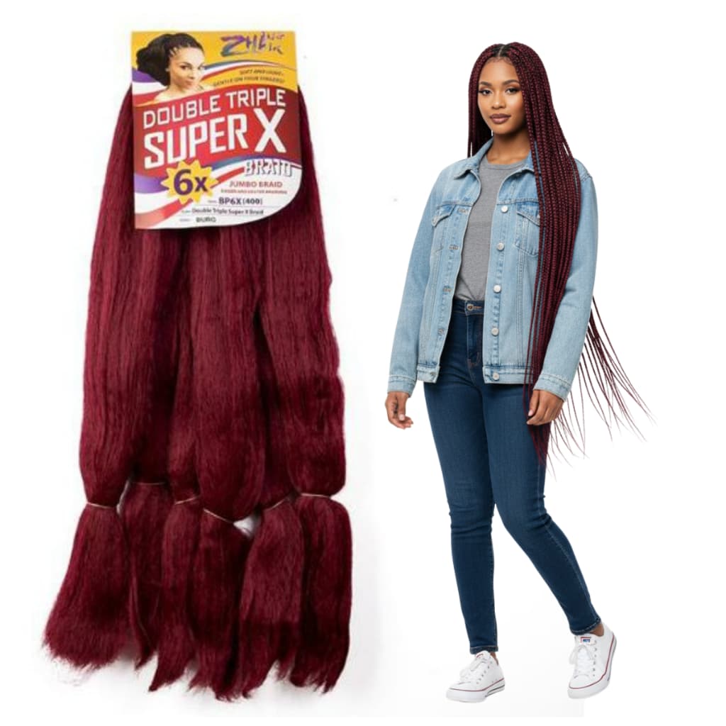 cabelo jumbo superx 400g MARSALA- BURG