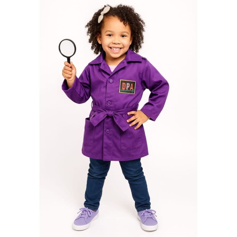Fantasia Infantil Jaleco DPA Roxo Berenice