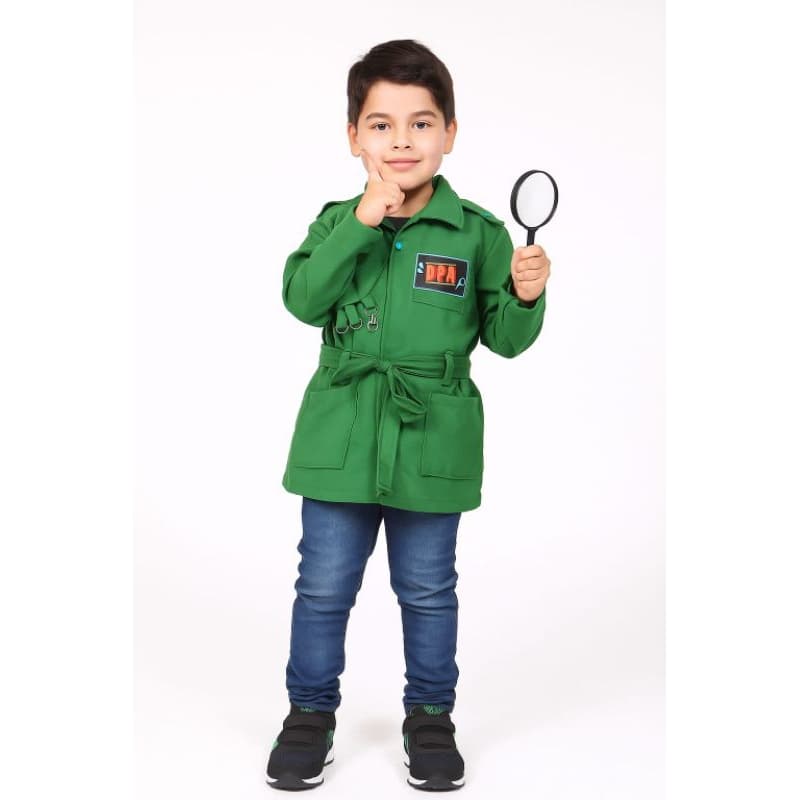 Fantasia Infantil Jaleco DPA Verde Zeca