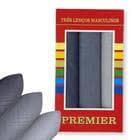 1 CAIXA  Kit com 3 Lenços de Bolso  PRESIDENTE Premier CINZA (NOVO)