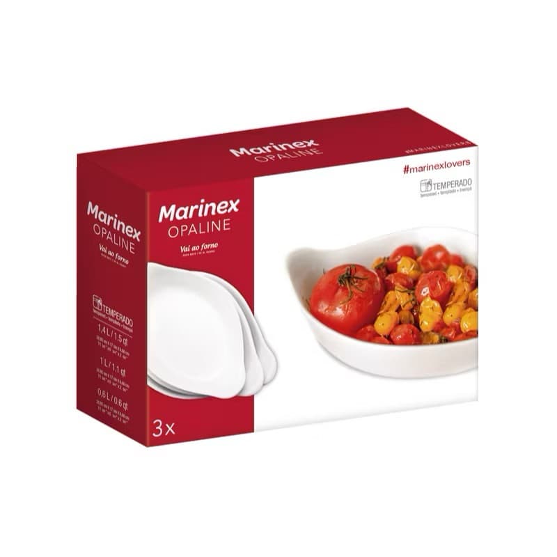 kit 3 assadeiras  opaline marinex Nadir .