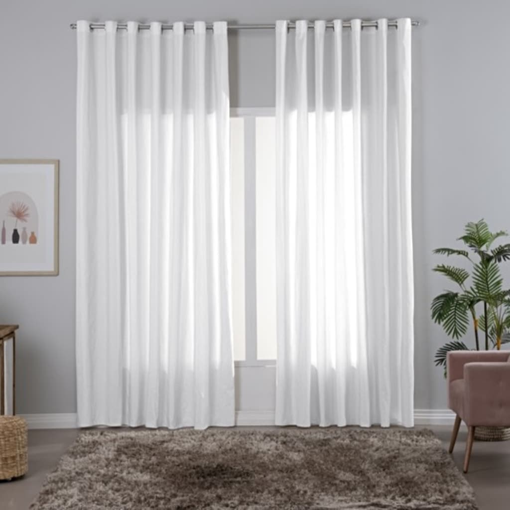 Cortina Linho Voil Flame 2,80 x 2,50 Linho