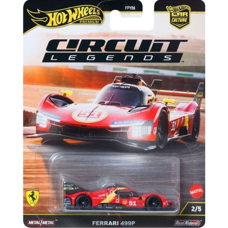 Carrinho Hotwheels  499P CIRCUIT LEGENDS