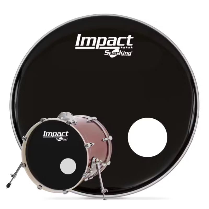 Pele de Bumbo 22’ Spanking Impact com Furo
