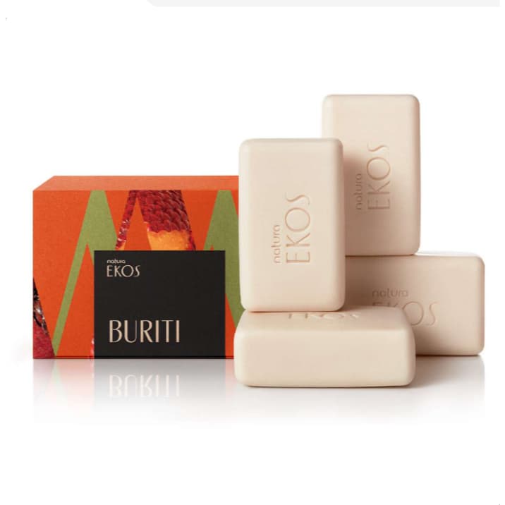 Sabonete em Barra Puro Vegetal Cremoso Ekos Buriti