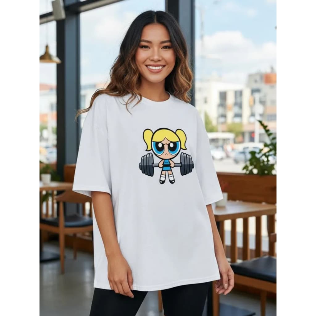 Camiseta Blusa T Shirt Academia Super Poderosas streetwaer 100% Algodão Premium Lançamento
