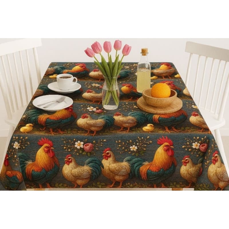 Forro Toalha de Mesa 1,45x3m Forro com Corte a Laser Estampado