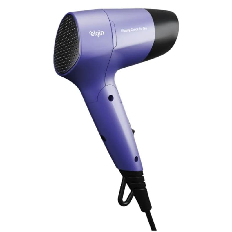 Secador de Cabelo 60Hz Glossy Color To Go 1200W Elgin BIVOLT 120V / 220V