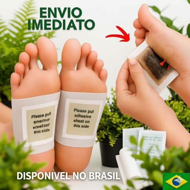 Kits Almofadas para os pés detox ORIGINAL Envio imediato