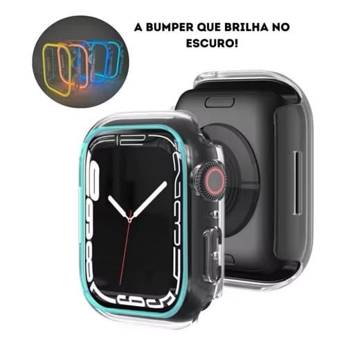 Bumper Capinha Case Luminosa Apple Watch Ultra 38/40/41/42/44/45/49