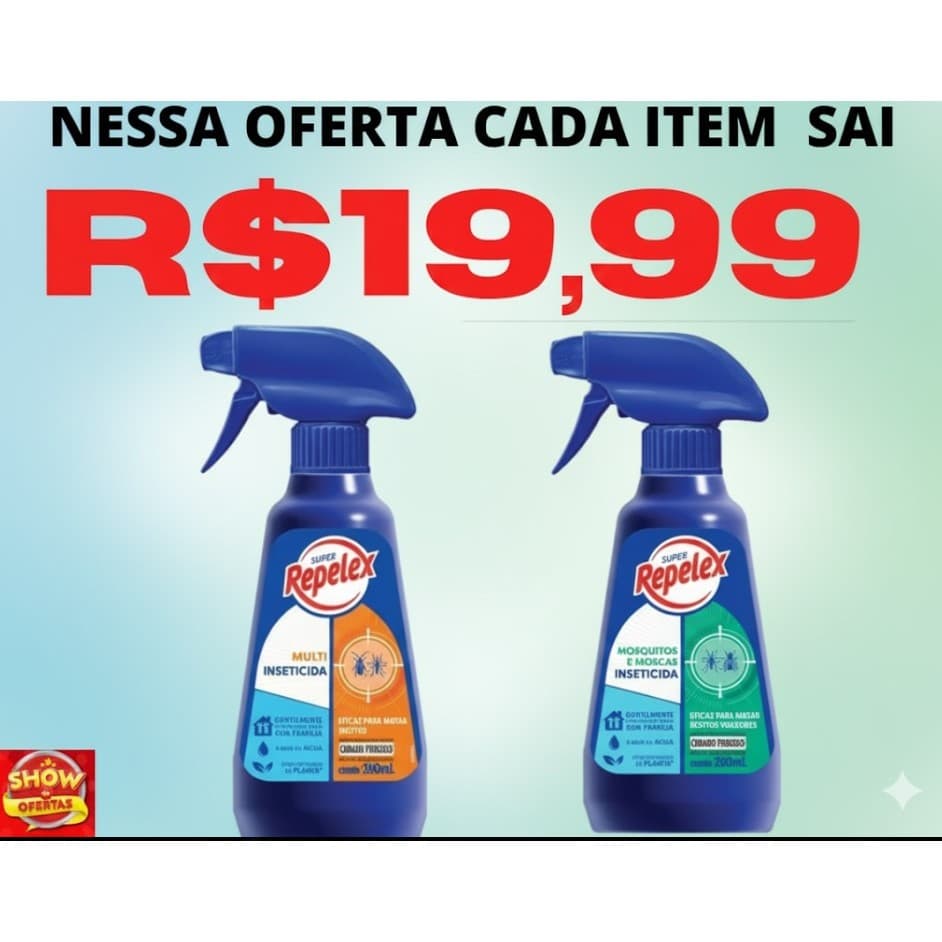 kit Repelex Spray Multi Inseticida 280ml
