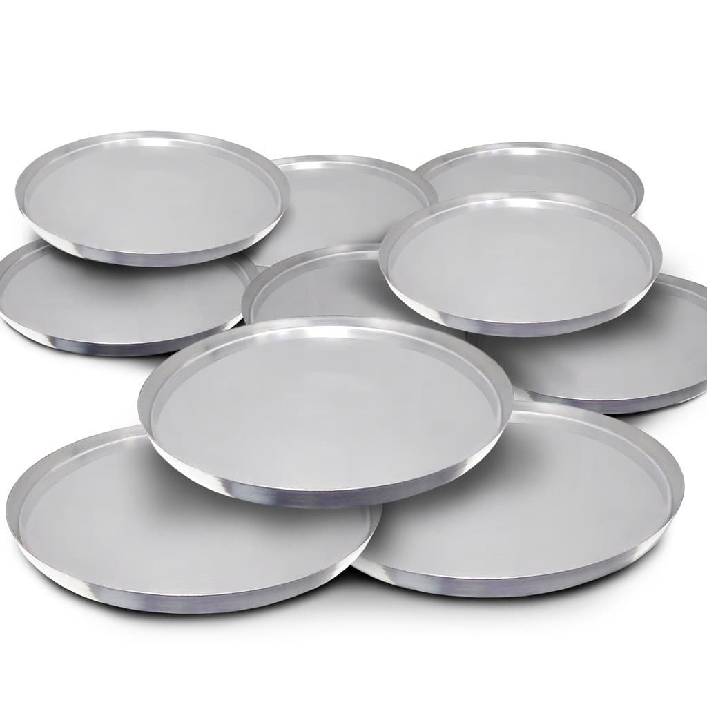 Kit Formas Pizza Brotinho 14cm – Alumínio Puro e Antiferrugem