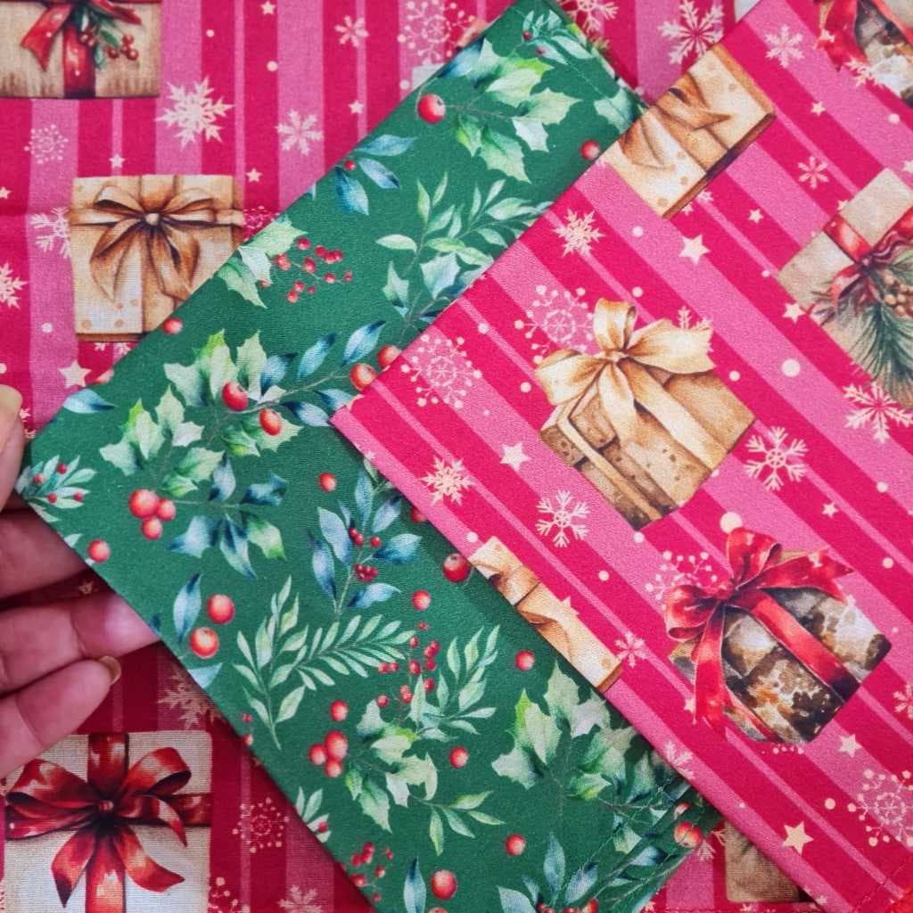 Guardanapo de Tecido Decorativo Natal Mesa Posta