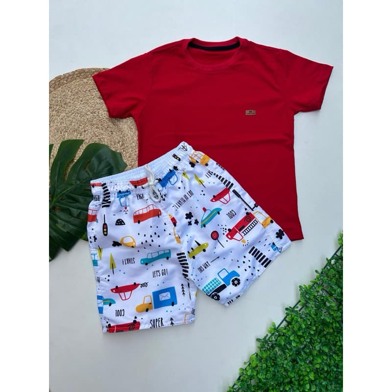 Conjunto Tactel Infantil Juvenil Menino