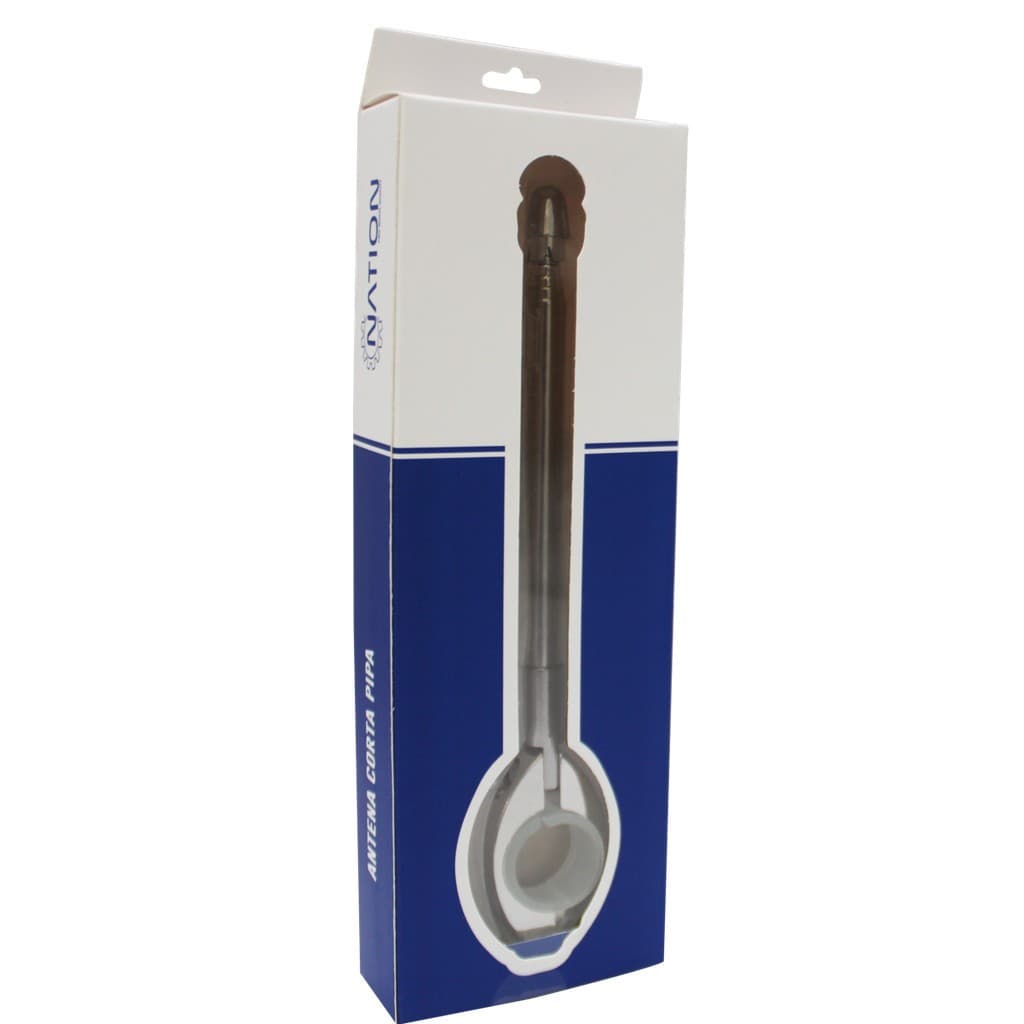 ANTENA CORTA PIPA 7 EST GUIDAO 65CM CROMADA