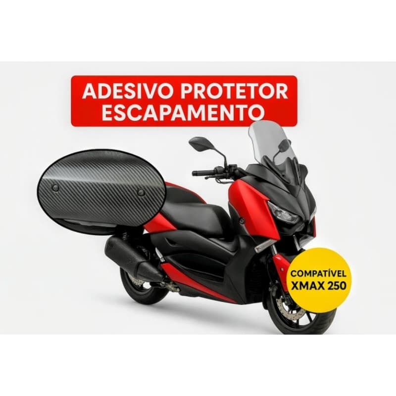Adesivos Protetor De Escapamento Yamaha Xmax 250