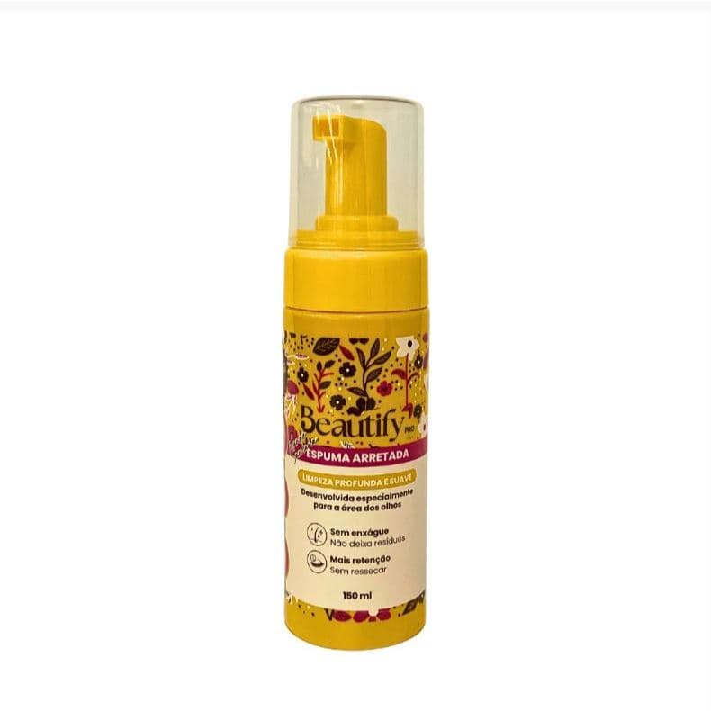 Espuma Shampoo Mousse De Limpeza Cílios Beautify Pro Arretado