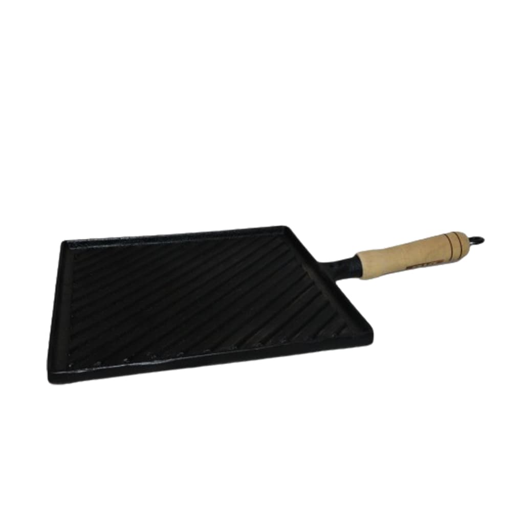Frigideira  BIFETEIRA de Ferro Fundido 1 Alça Para Omelete e Porções 26X26 CM
