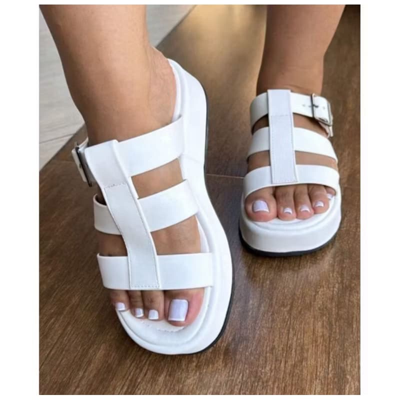 Sandalia Birken Feminina Fivela casual