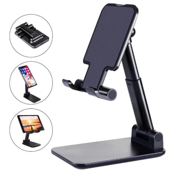 HKX Suporte de celular Ergonômico Dobravel Portátil Ajustável Mesa ZJ-103
