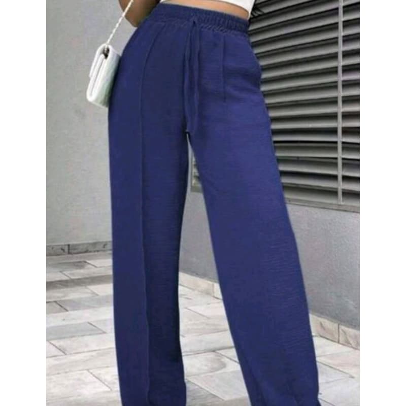 Kit 3 Calças Pantalona Feminina Tecido Duna Conforto do P ao GG