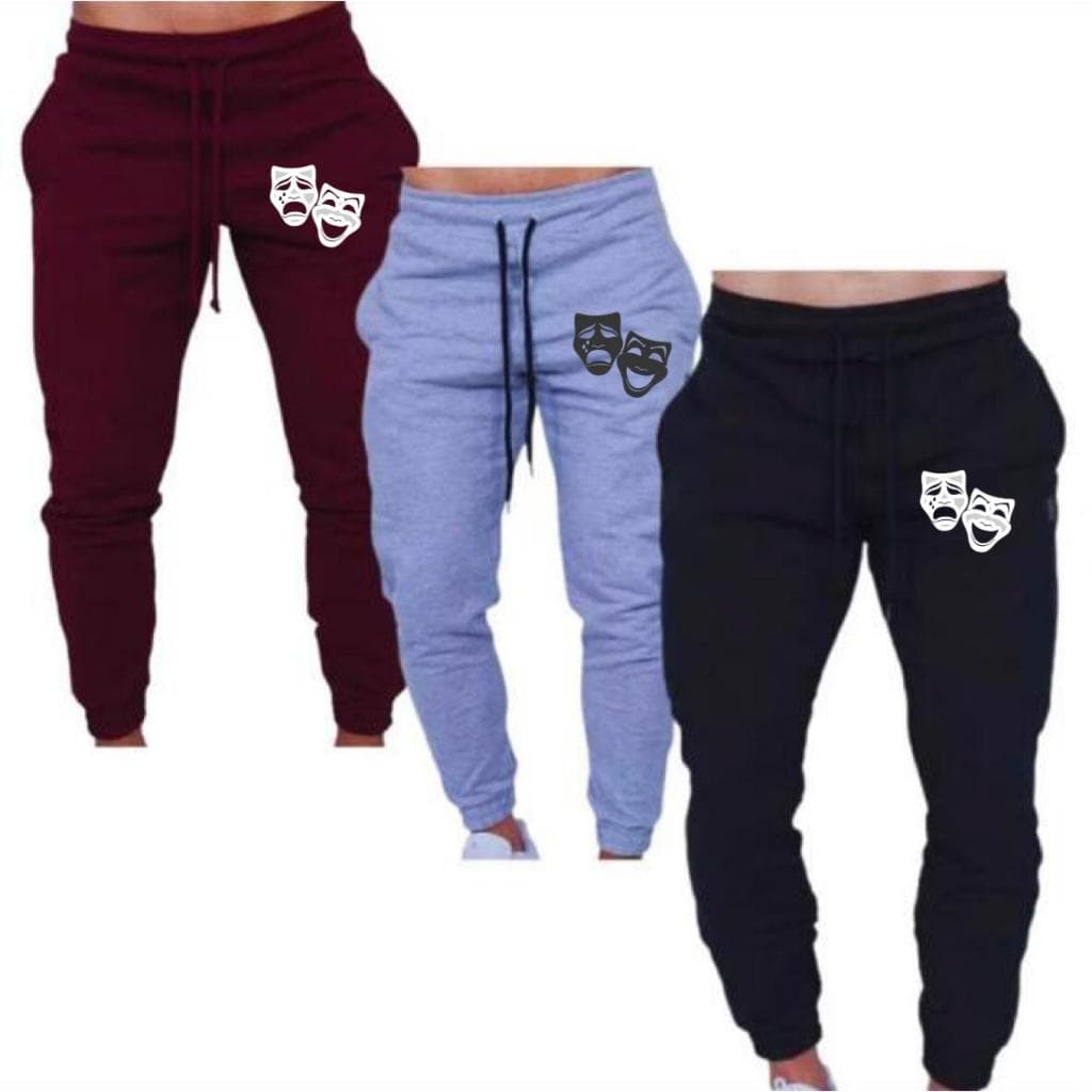 KIT 3 CALÇAS MOLETOM/MOLETINHO JOGGER SLIM UNISSEX OFERTA