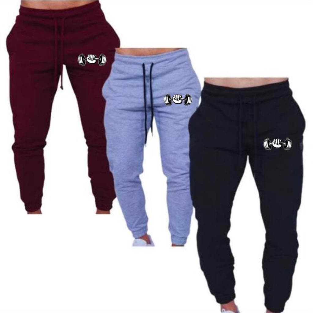 Kit 3 Calça Jogger Moletom/Moletinho Deus Fé Religião Gospel Masculino Academia Promoção Envio Rapído Grife