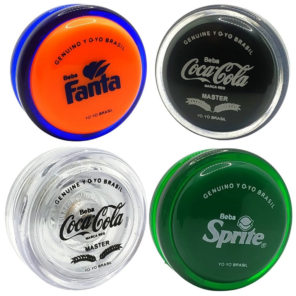 Kit com 4 Unidades Yo-Yos Profissionais Retrô - Edição Pró