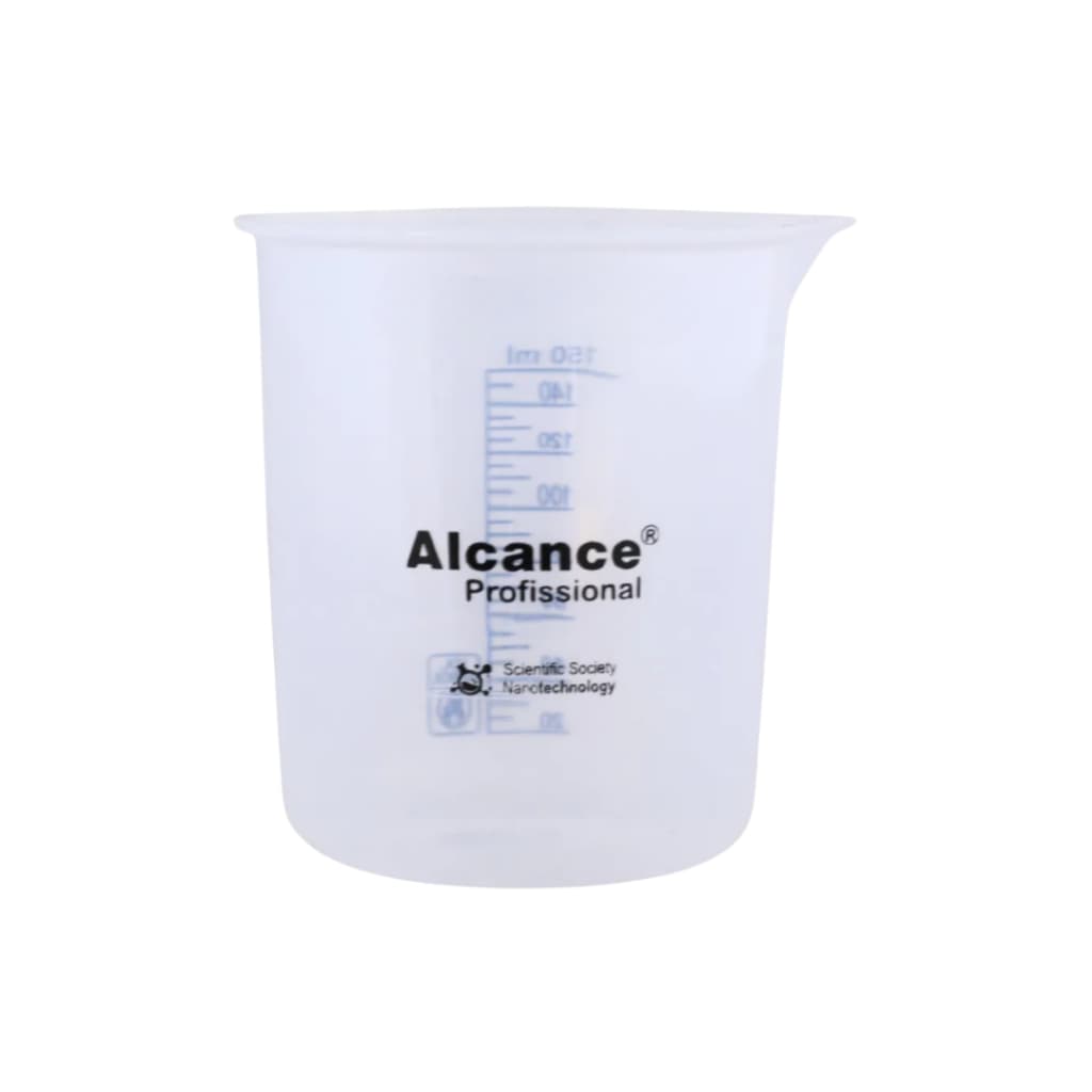 Copo Plástico Medidor Graduado Becker Alcance Profissional - 150ml