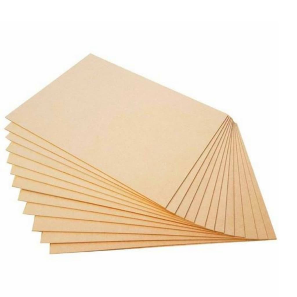 Placa Chapa Mdf Cru 30x45cm 3mm 10unid+brinde 10 Porta Copos