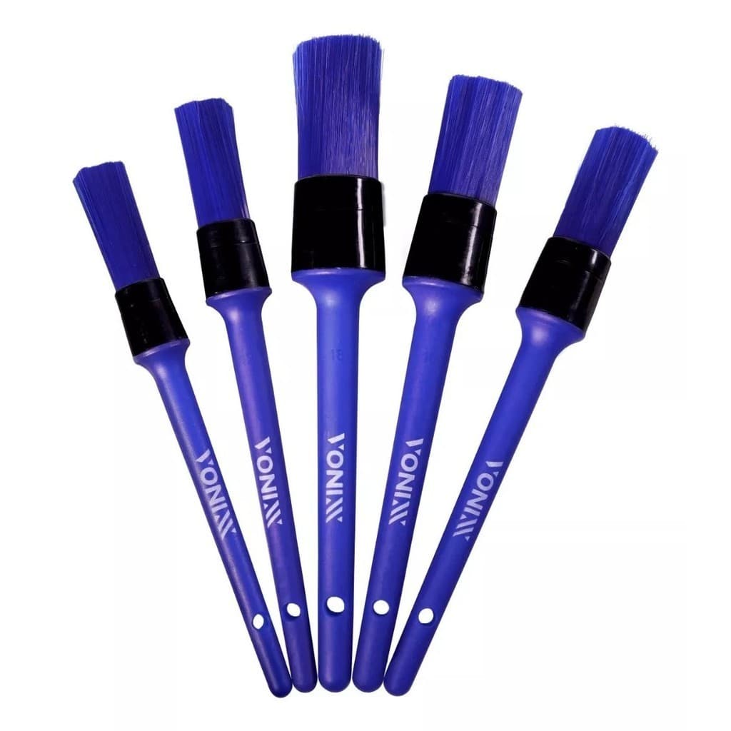 Kit de 5 Pinceis Externo  para Detalhamento Vonixx