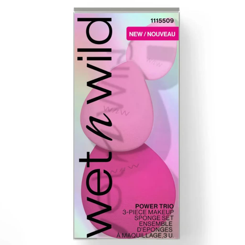 Kit 3 Esponjas Wet n Wild - Power Trio 3 Piece Makeup Sponge Set