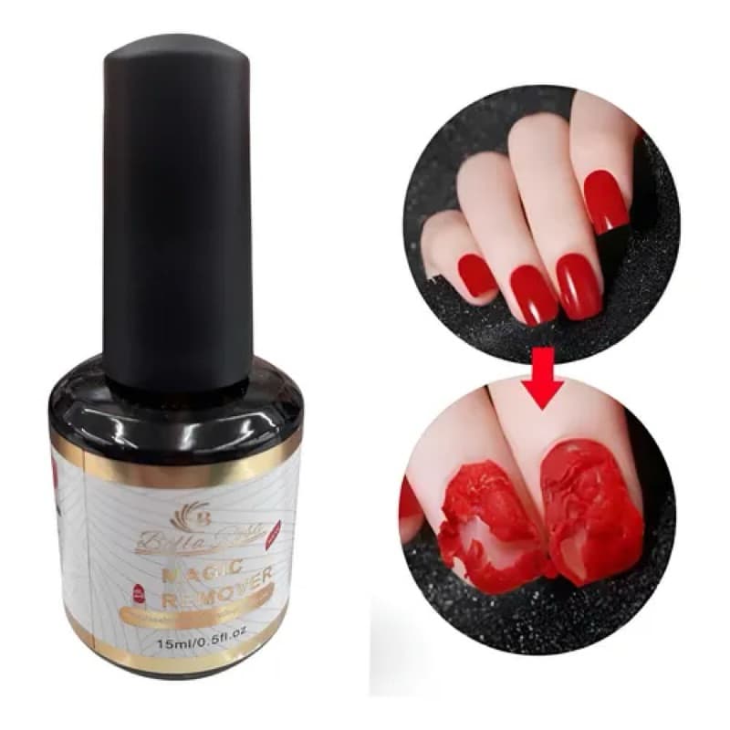 Removedor Esmalte Magic Nails Design Gel 18ml Bella Rosa